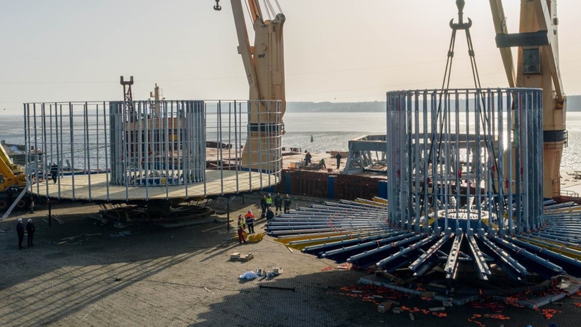 2 offshore cable baskets mid assembly