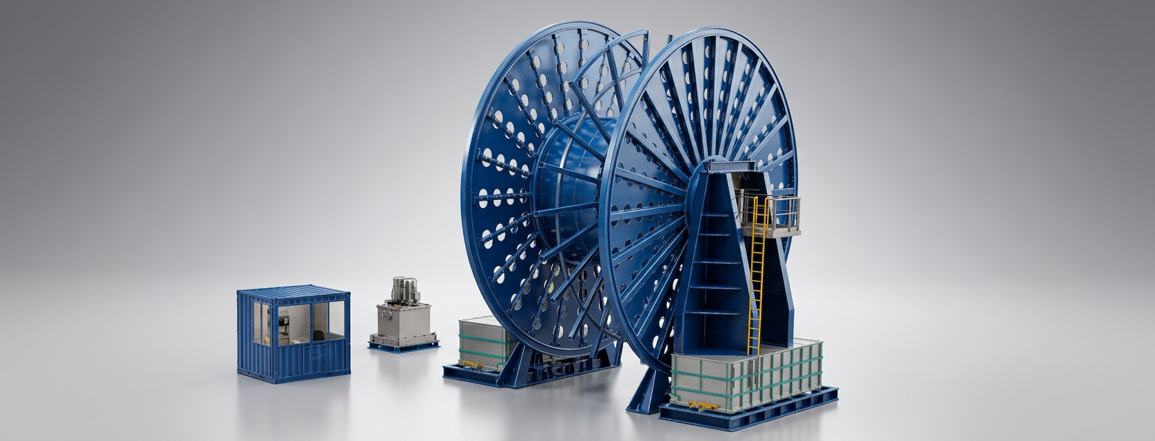 Picture of reel in a reel drive system